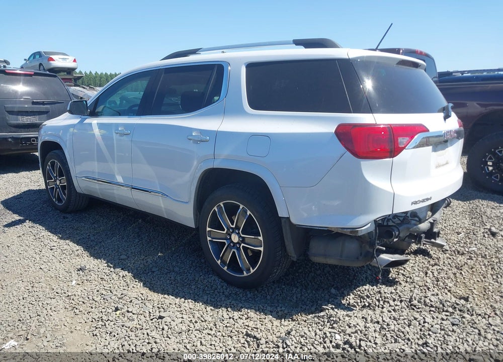 2017 GMC ACADIA DENALI VIN: 1GKKNPLSXHZ285561