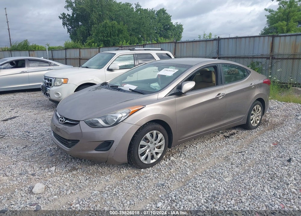 2012 HYUNDAI ELANTRA GLS VIN: 5NPDH4AE8CH112614