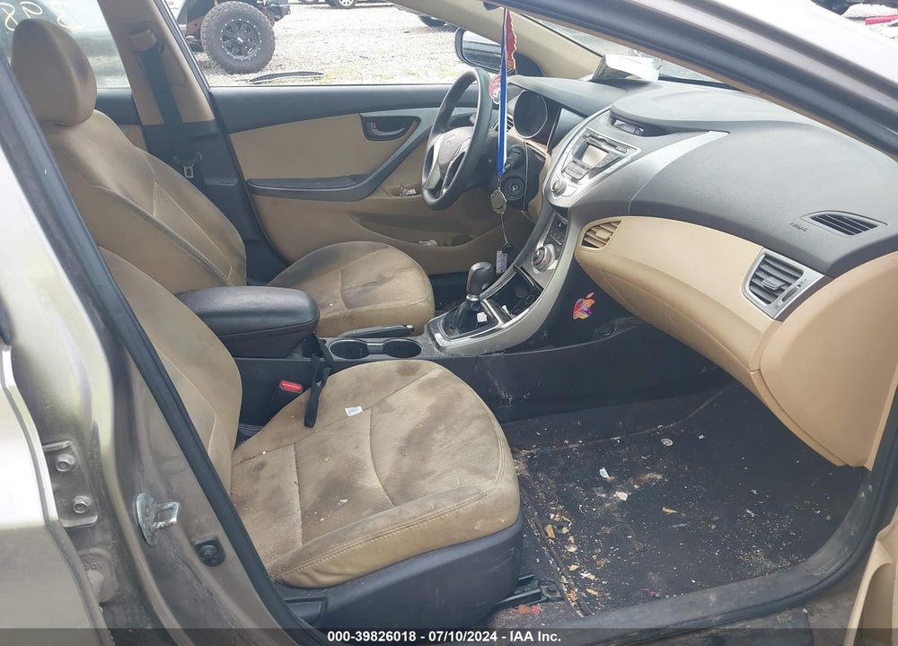 2012 HYUNDAI ELANTRA GLS VIN: 5NPDH4AE8CH112614