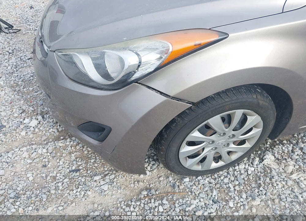2012 HYUNDAI ELANTRA GLS VIN: 5NPDH4AE8CH112614
