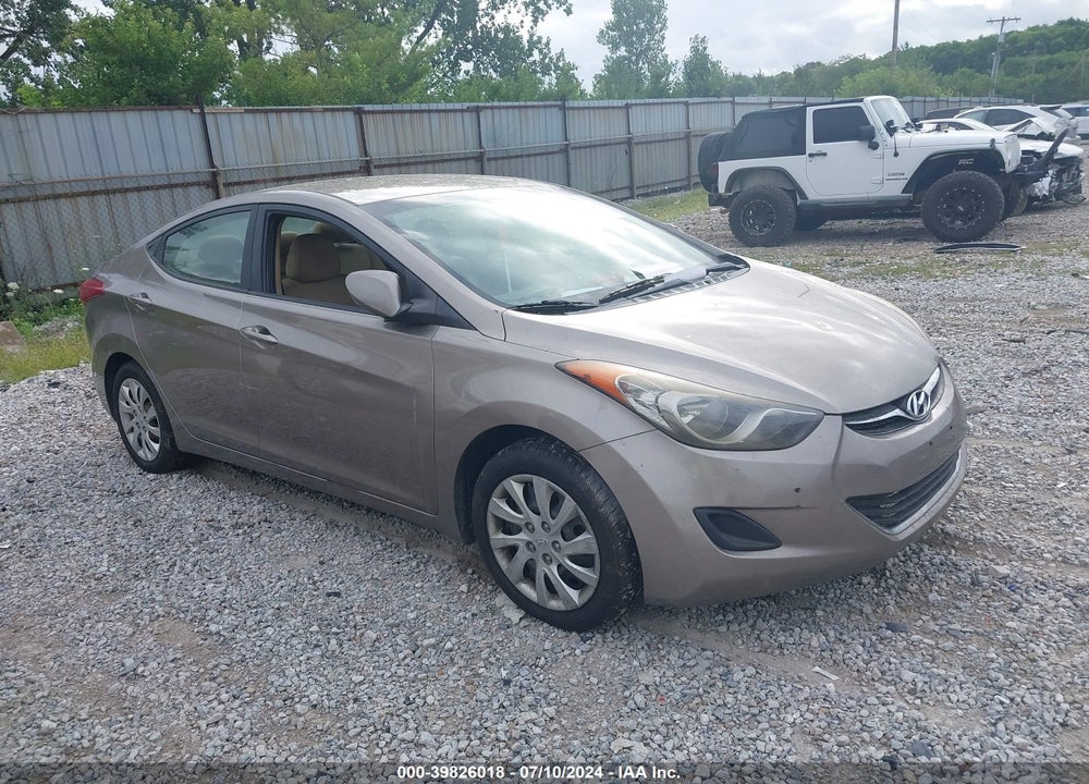 2012 HYUNDAI ELANTRA GLS VIN: 5NPDH4AE8CH112614