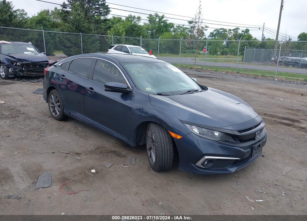 2019 HONDA CIVIC EX-L VIN: 19XFC1F72KE216647