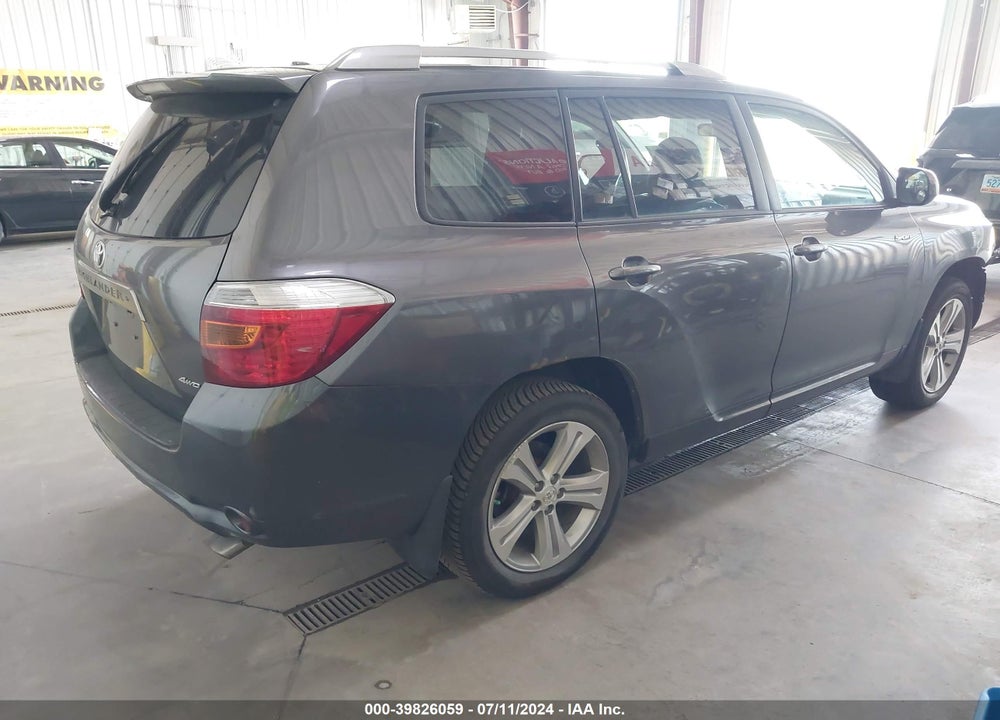 2010 TOYOTA HIGHLANDER SPORT V6 VIN: 5TDEK3EH5AS001630