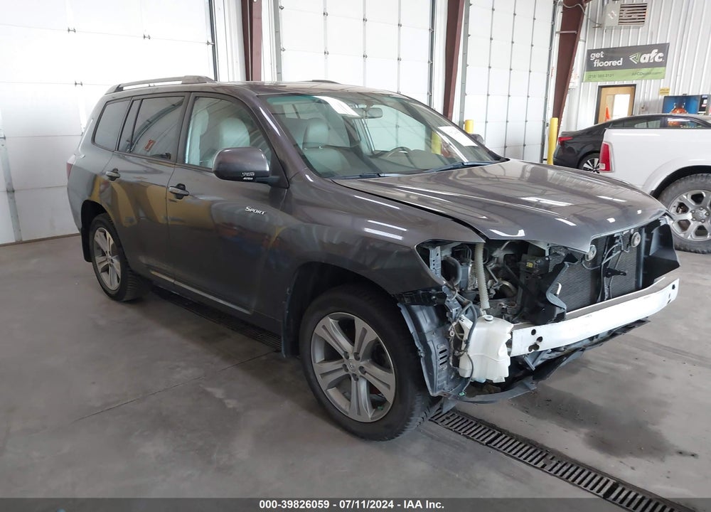 2010 TOYOTA HIGHLANDER SPORT V6 VIN: 5TDEK3EH5AS001630