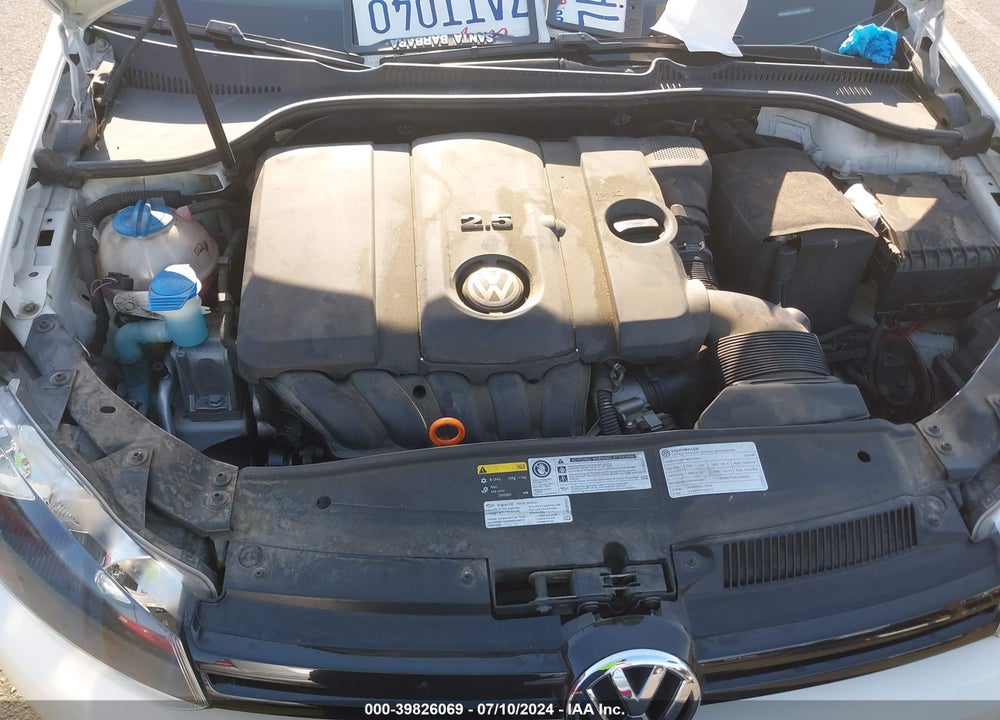 2013 VOLKSWAGEN GOLF 2.5L 2-DOOR VIN: WVWBB7AJ2DW125765
