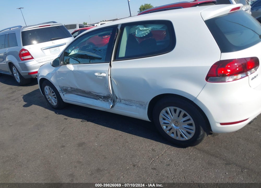 2013 VOLKSWAGEN GOLF 2.5L 2-DOOR VIN: WVWBB7AJ2DW125765