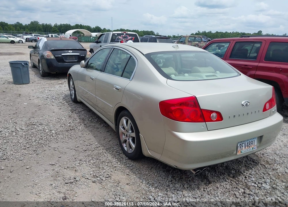 2006 INFINITI G35 VIN: JNKCV51E96M506500