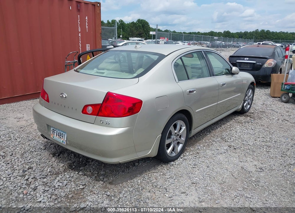 2006 INFINITI G35 VIN: JNKCV51E96M506500