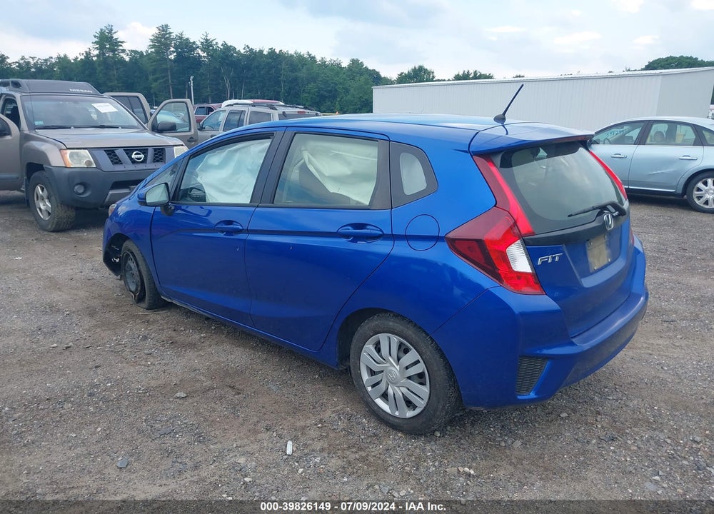 2016 HONDA FIT LX VIN: JHMGK5H51GX045146