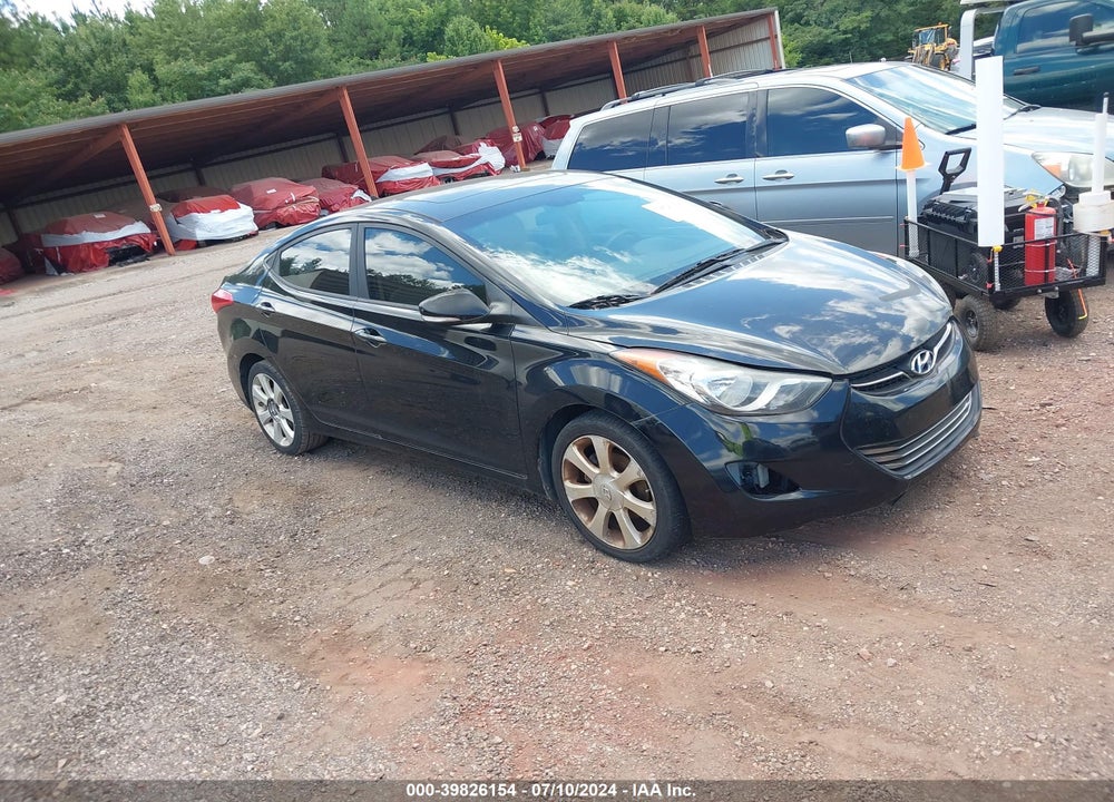 2012 HYUNDAI ELANTRA LIMITED VIN: 5NPDH4AE7CH148732