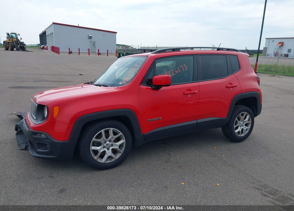 2016 JEEP RENEGADE LATITUDE VIN: ZACCJBBT7GPD15458