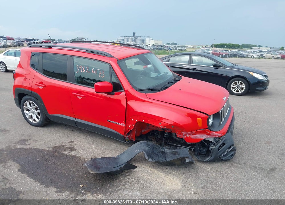 2016 JEEP RENEGADE LATITUDE VIN: ZACCJBBT7GPD15458