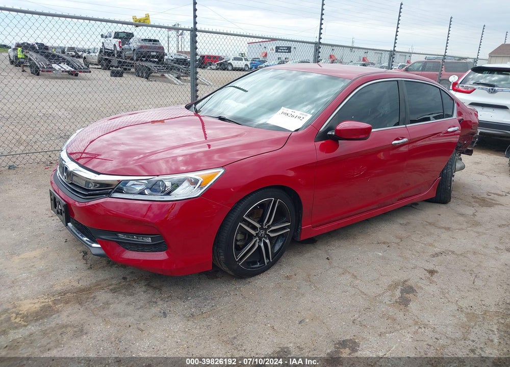 2017 HONDA ACCORD SPORT SE VIN: 1HGCR2F12HA158488