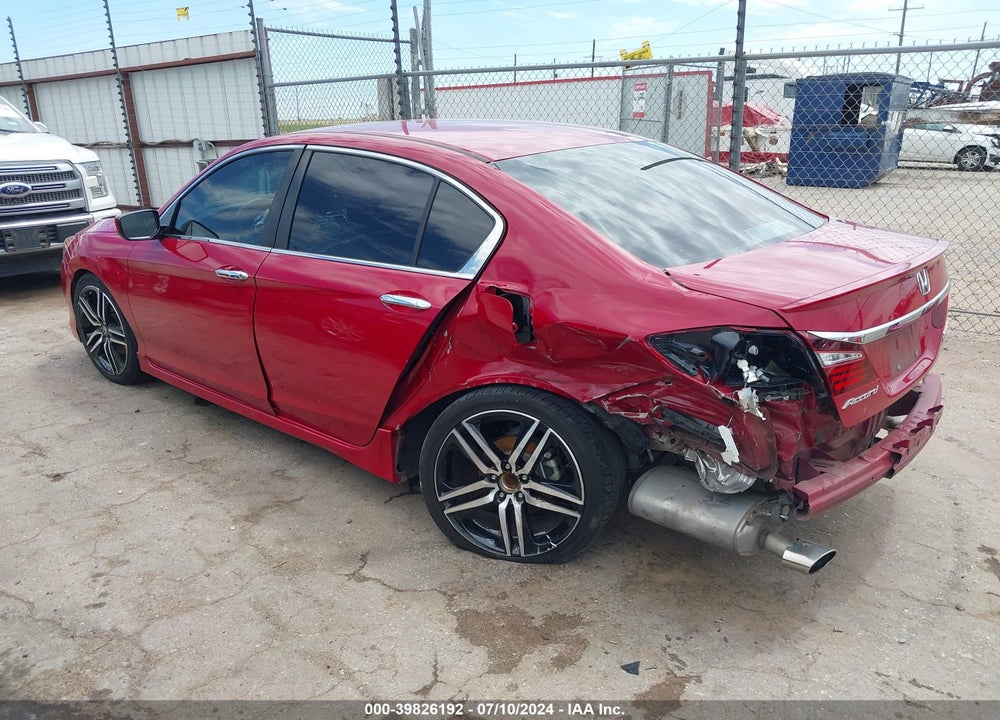 2017 HONDA ACCORD SPORT SE VIN: 1HGCR2F12HA158488