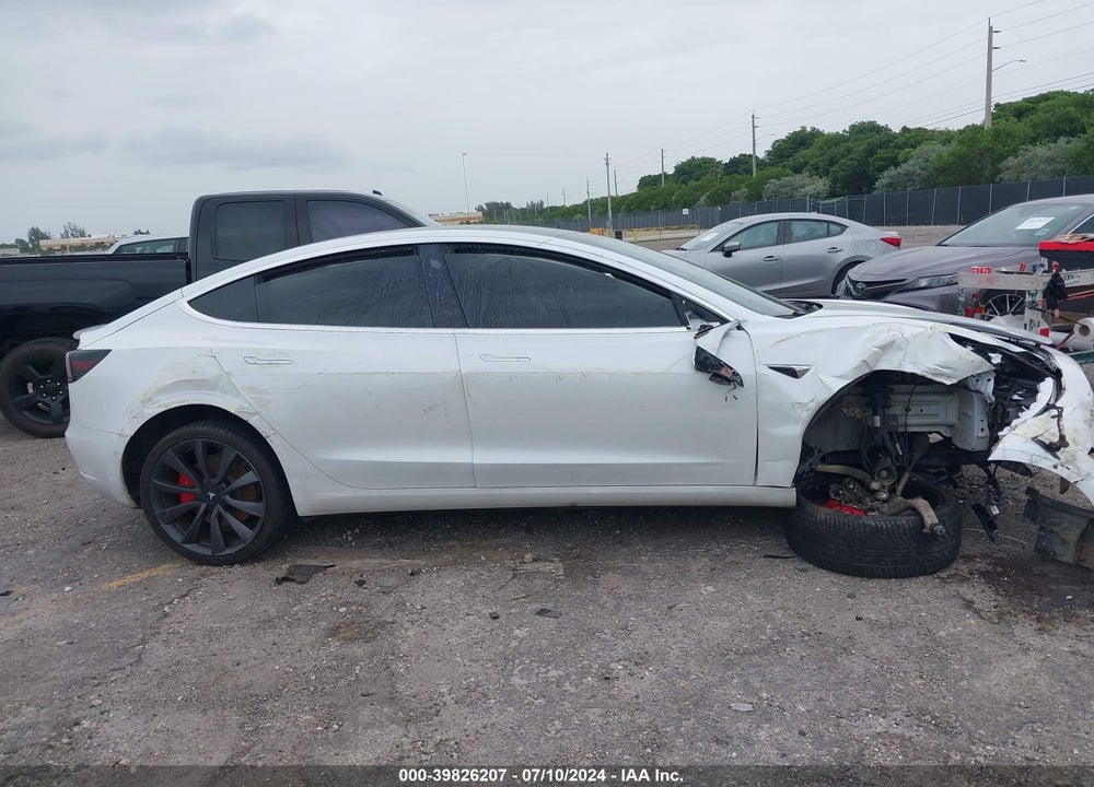 2020 TESLA MODEL 3 PERFORMANCE DUAL MOTOR ALL-WHEEL DRIVE VIN: 5YJ3E1EC8LF714097