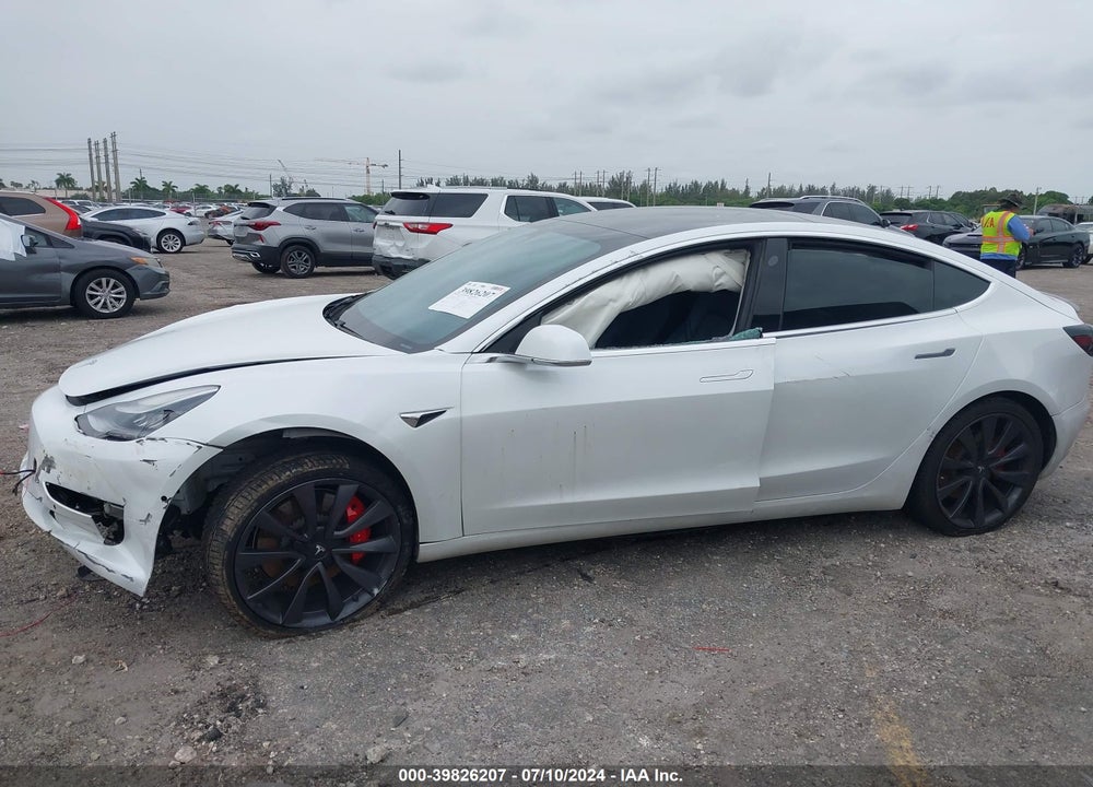 2020 TESLA MODEL 3 PERFORMANCE DUAL MOTOR ALL-WHEEL DRIVE VIN: 5YJ3E1EC8LF714097