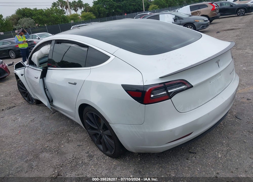 2020 TESLA MODEL 3 PERFORMANCE DUAL MOTOR ALL-WHEEL DRIVE VIN: 5YJ3E1EC8LF714097