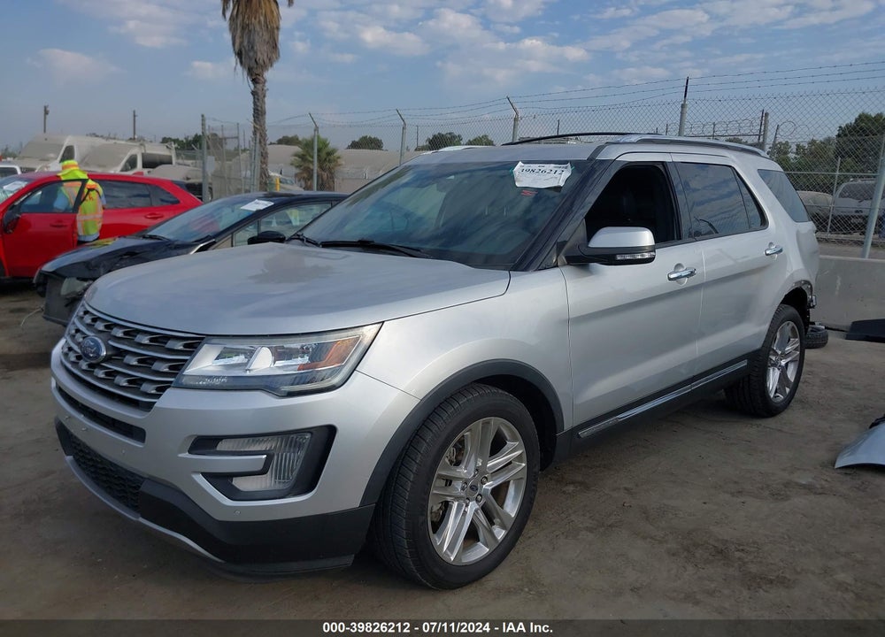 2017 FORD EXPLORER LIMITED VIN: 1FM5K7F88HGD42039