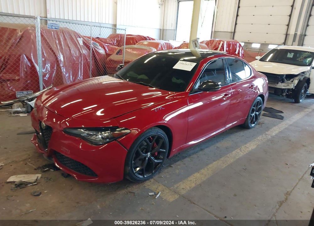 2020 ALFA ROMEO GIULIA SPORT RWD VIN: ZARFAMAN7L7626977