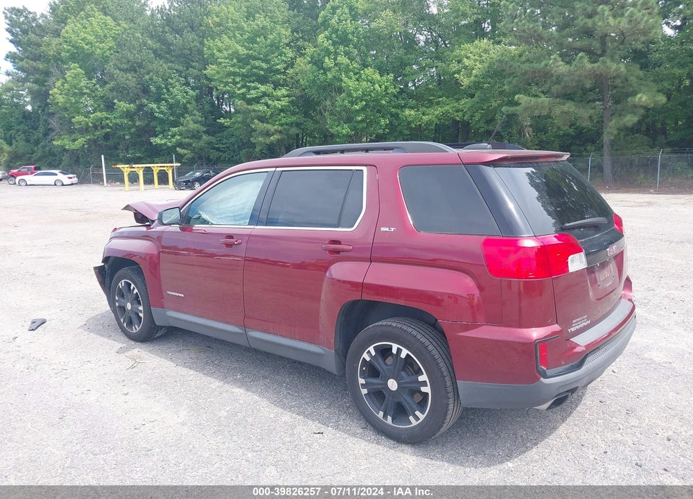 2017 GMC TERRAIN SLT VIN: 2GKFLPE32H6238646