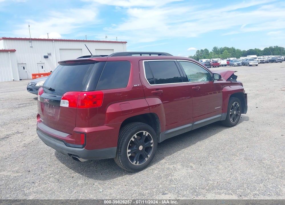 2017 GMC TERRAIN SLT VIN: 2GKFLPE32H6238646