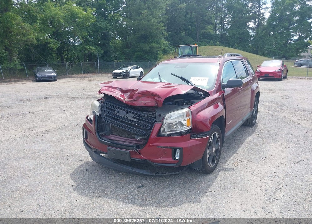 2017 GMC TERRAIN SLT VIN: 2GKFLPE32H6238646