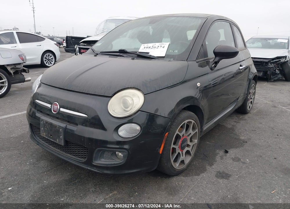 2012 FIAT 500 SPORT VIN: 3C3CFFBR1CT142623
