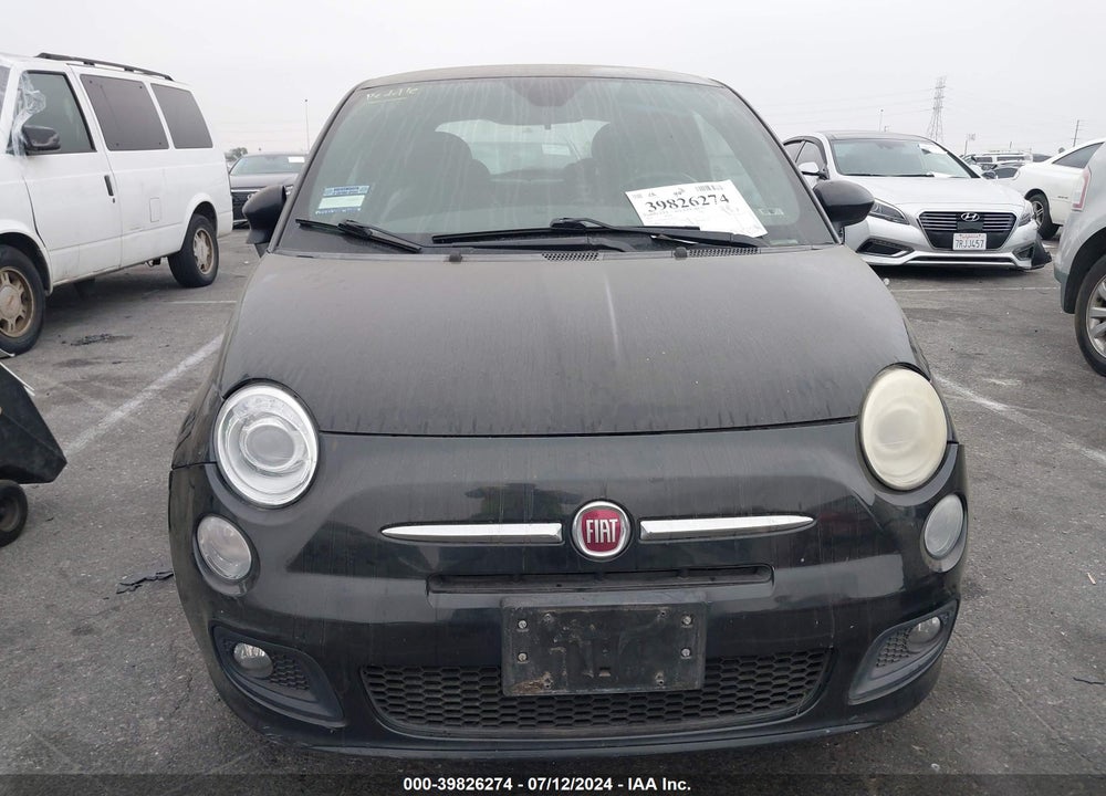 2012 FIAT 500 SPORT VIN: 3C3CFFBR1CT142623