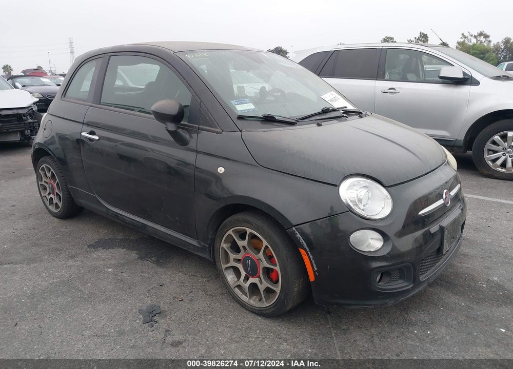 2012 FIAT 500 SPORT VIN: 3C3CFFBR1CT142623