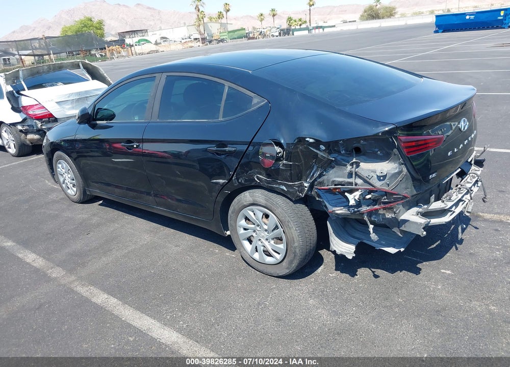 2019 HYUNDAI ELANTRA SE VIN: KMHD74LF0KU847385