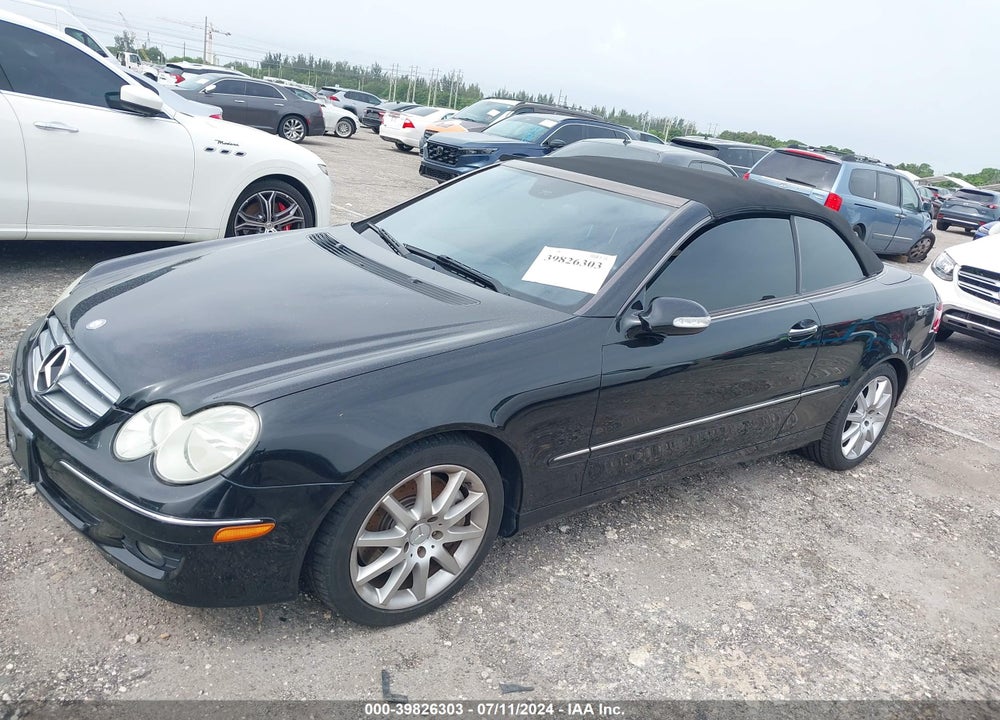 2007 MERCEDES-BENZ CLK 350 VIN: WDBTK56FX7F218405