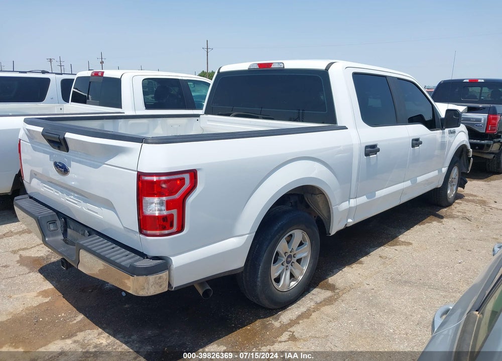2018 FORD F-150 XL VIN: 1FTEW1CB9JFA16431
