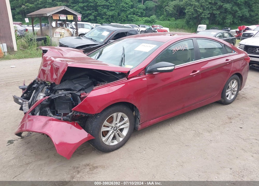 2014 HYUNDAI SONATA GLS VIN: 5NPEB4ACXEH896933