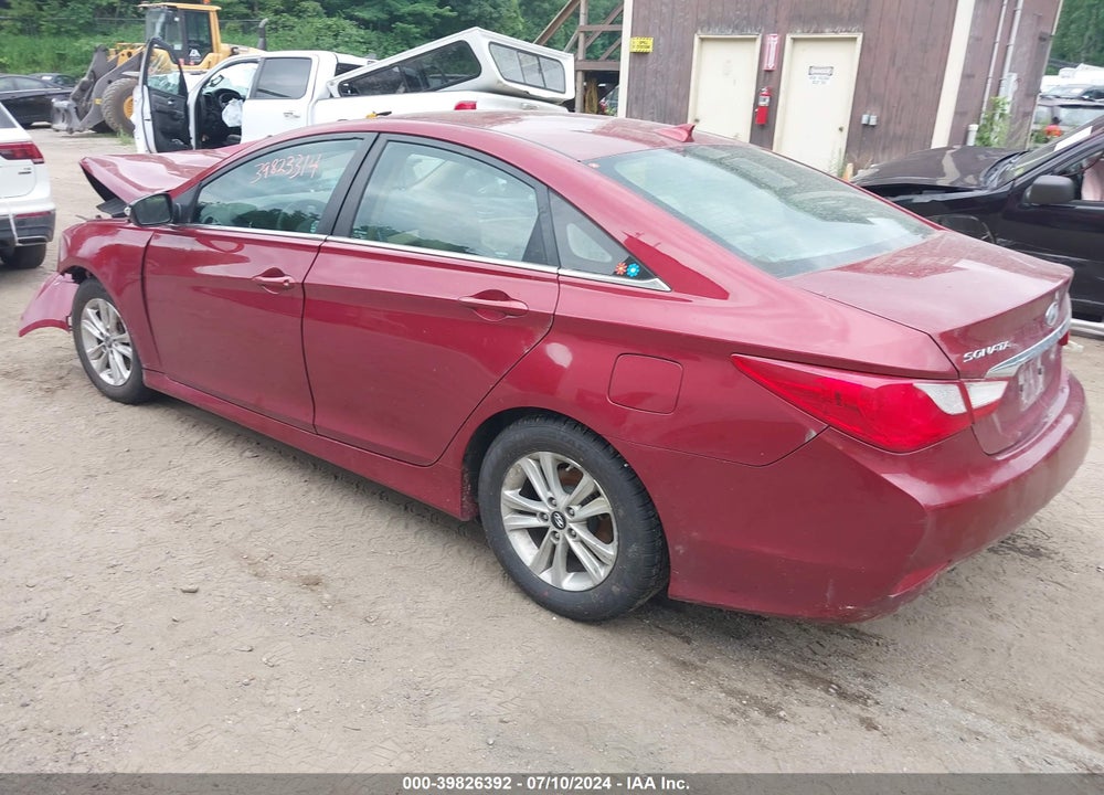 2014 HYUNDAI SONATA GLS VIN: 5NPEB4ACXEH896933