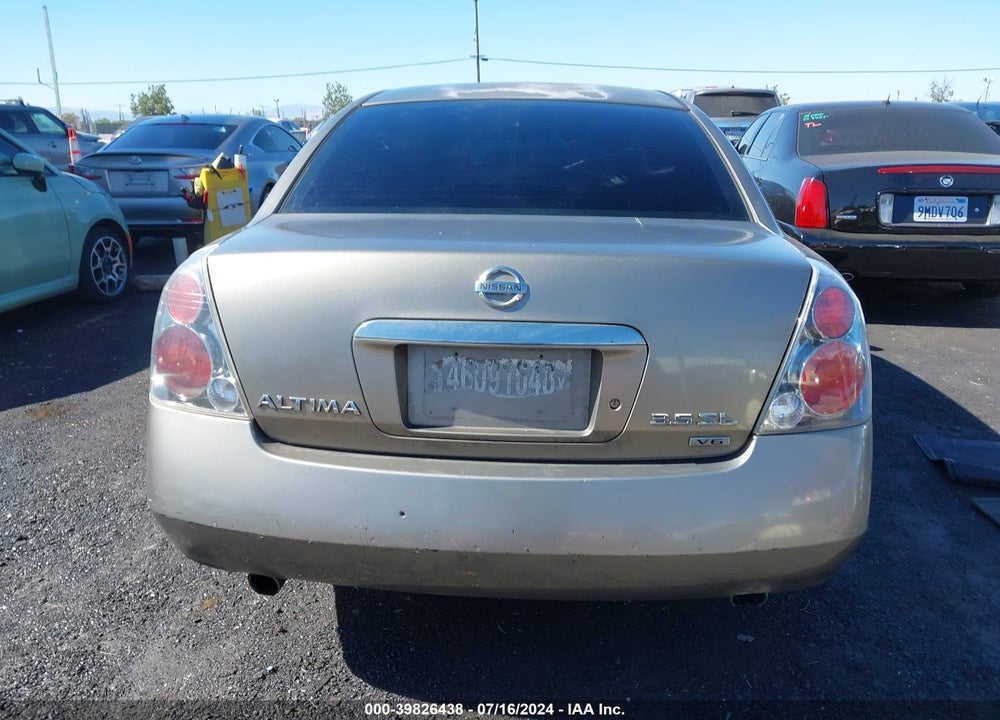 2005 NISSAN ALTIMA 3.5 SL VIN: 1N4BL11D35N918784