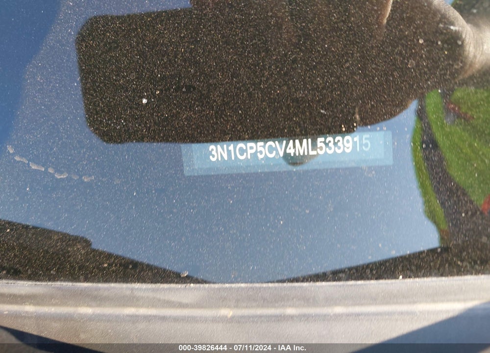 2021 NISSAN KICKS SV XTRONIC CVT VIN: 3N1CP5CV4ML533915