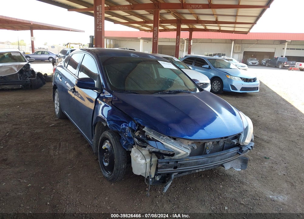 2016 NISSAN SENTRA SV VIN: 3N1AB7AP3GY334397