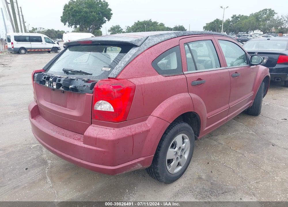 2008 DODGE CALIBER VIN: 1B3HB28BX8D630032