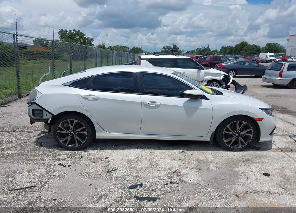 2020 HONDA CIVIC VIN: 2HGFC2F85LH582737