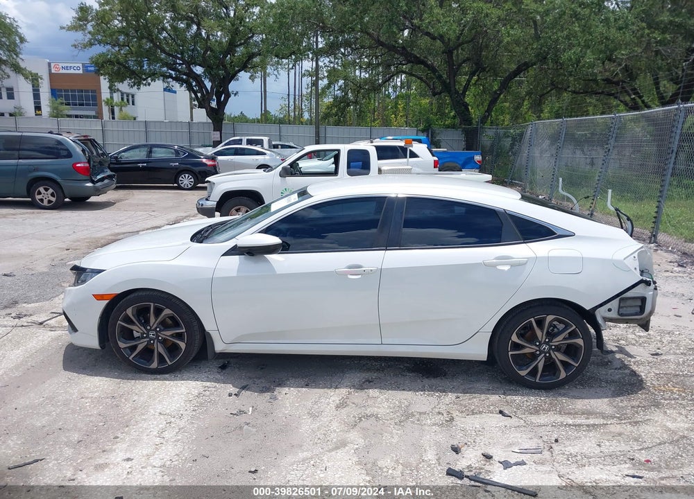 2020 HONDA CIVIC VIN: 2HGFC2F85LH582737