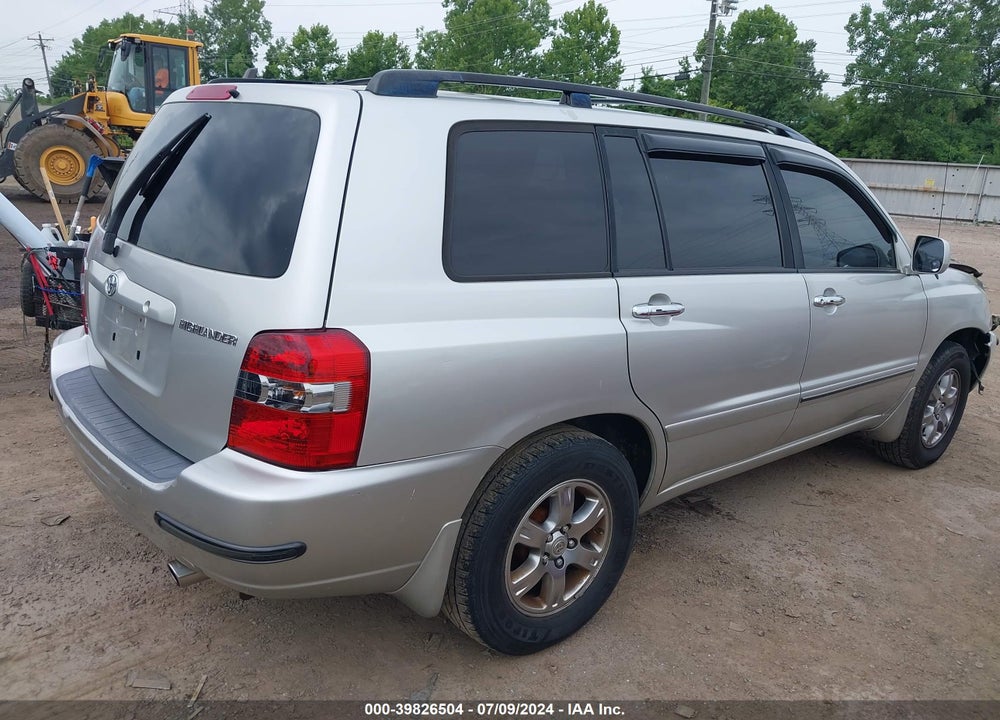 2005 TOYOTA HIGHLANDER V6 VIN: JTEDP21A450067137