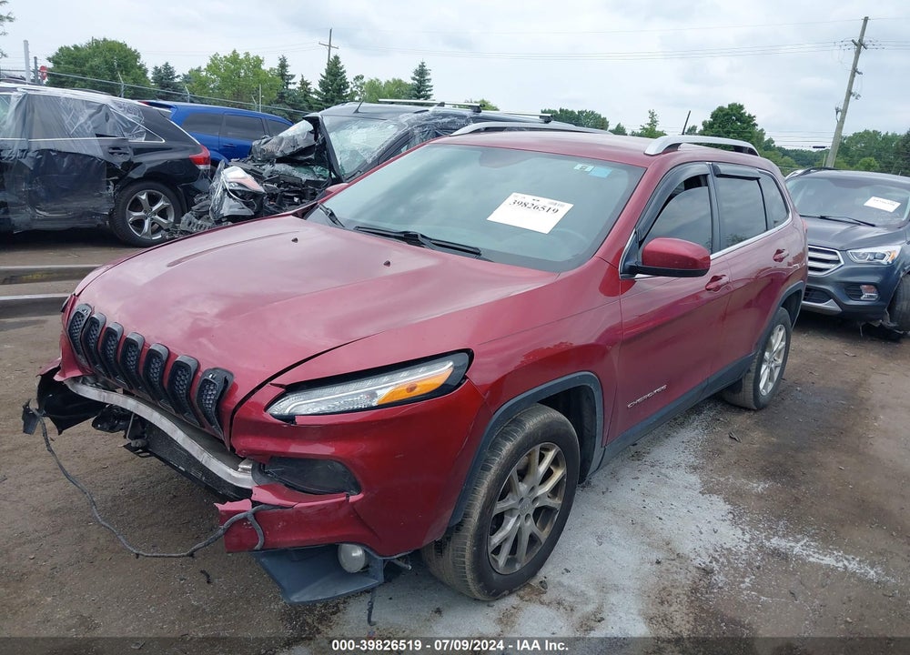 2016 JEEP CHEROKEE LATITUDE VIN: 1C4PJLCB1GW363151