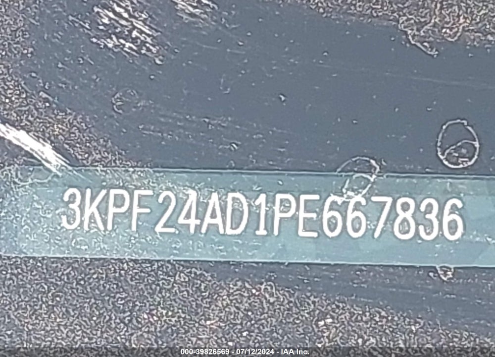 2023 KIA FORTE VIN: 3KPF24AD1PE667836