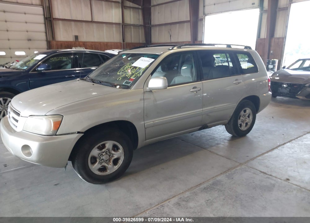 2004 TOYOTA HIGHLANDER VIN: JTEGD21A940093768