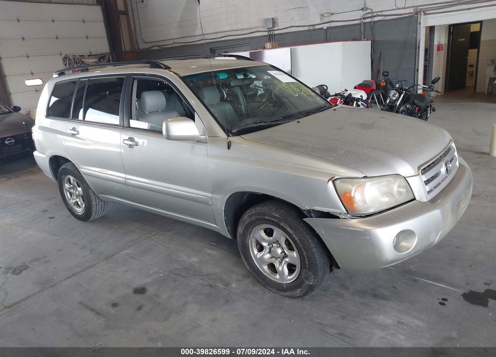 2004 TOYOTA HIGHLANDER VIN: JTEGD21A940093768
