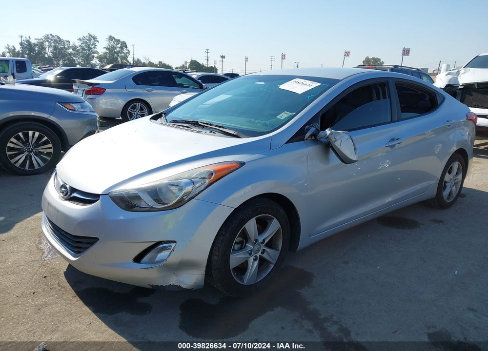 2013 HYUNDAI ELANTRA GLS VIN: 5NPDH4AE6DH276879