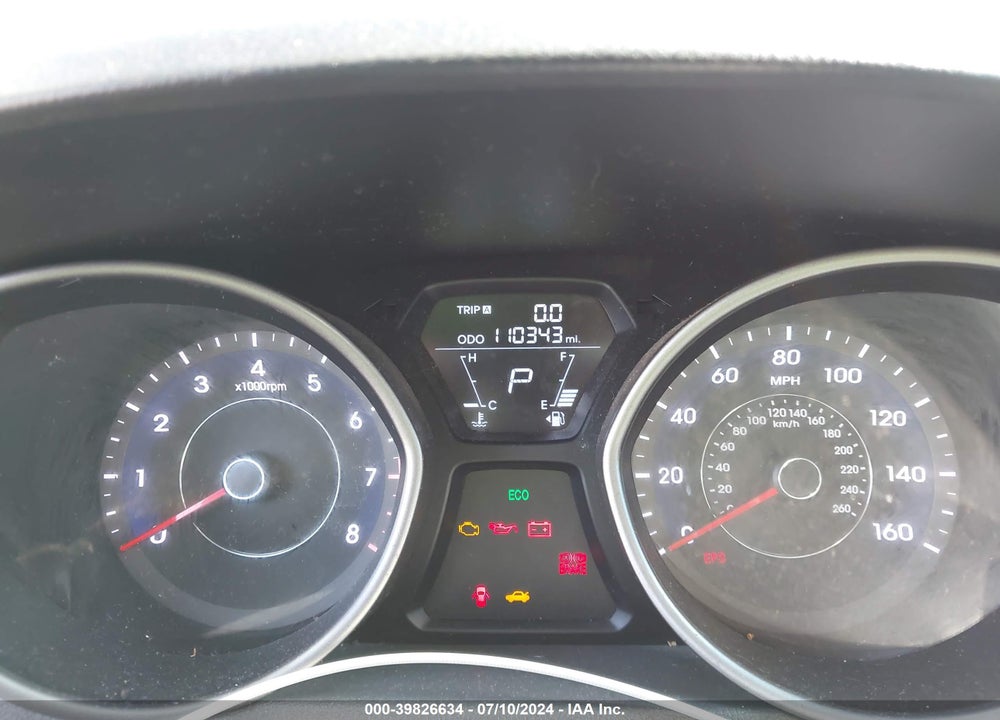 2013 HYUNDAI ELANTRA GLS VIN: 5NPDH4AE6DH276879