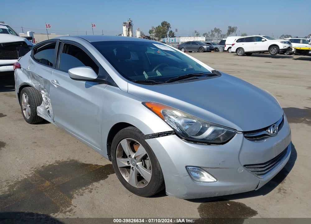 2013 HYUNDAI ELANTRA GLS VIN: 5NPDH4AE6DH276879
