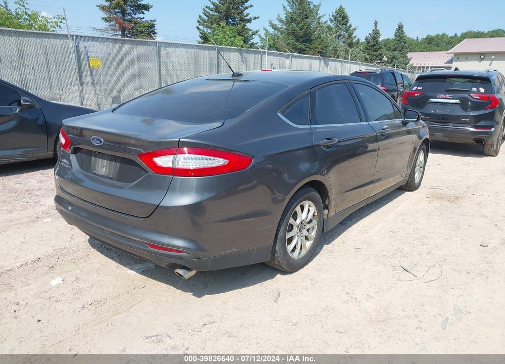 2015 FORD FUSION S VIN: 3FA6P0G72FR182243