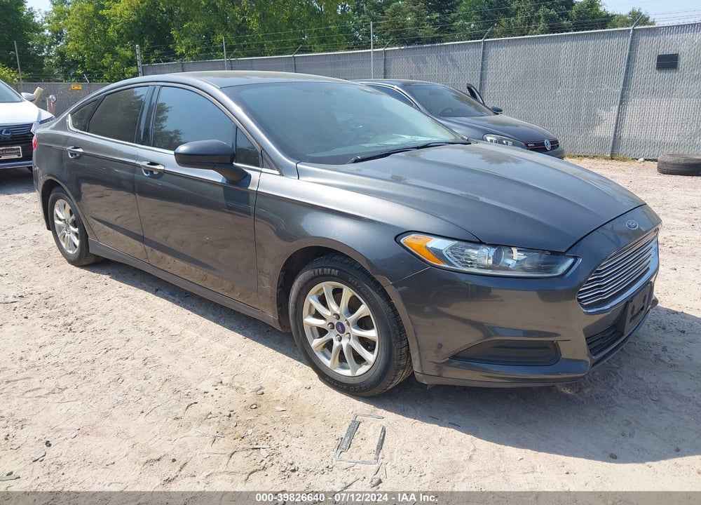 2015 FORD FUSION S VIN: 3FA6P0G72FR182243